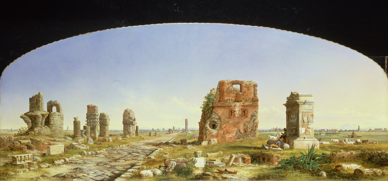 The Appian Way, 1869 av John Linton Chapman