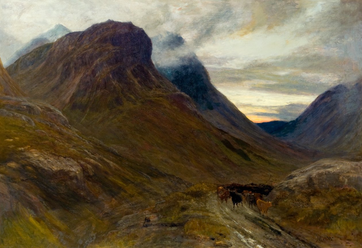 Glencoe, ca. 1875 (olje på lerret) av John MacWhirter