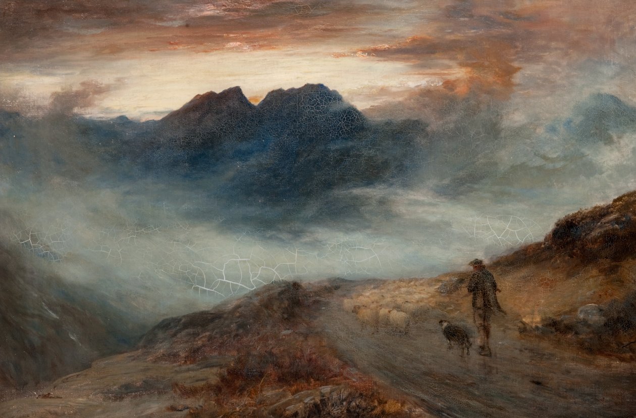 Tåke på fjellene av John MacWhirter