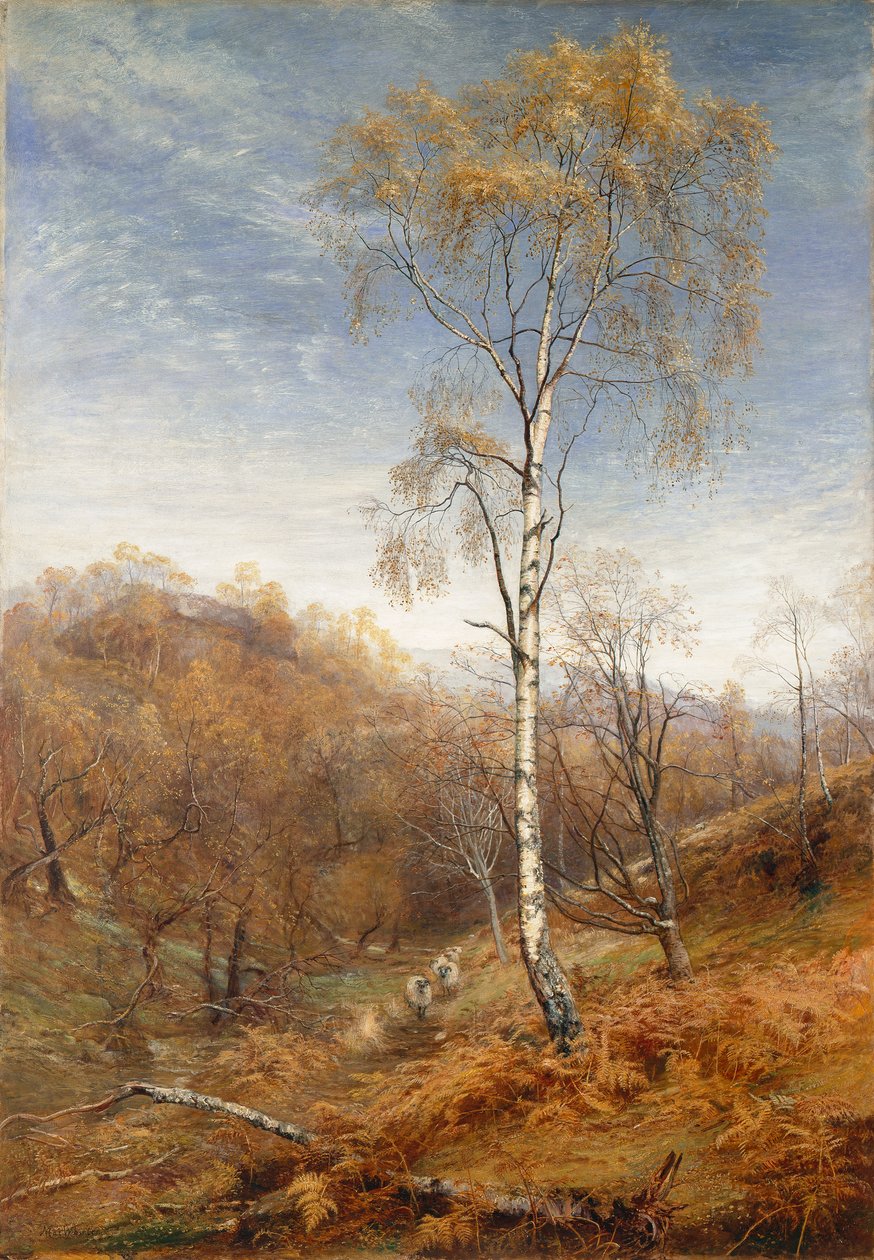 The Lady Of The Woods av John MacWhirter