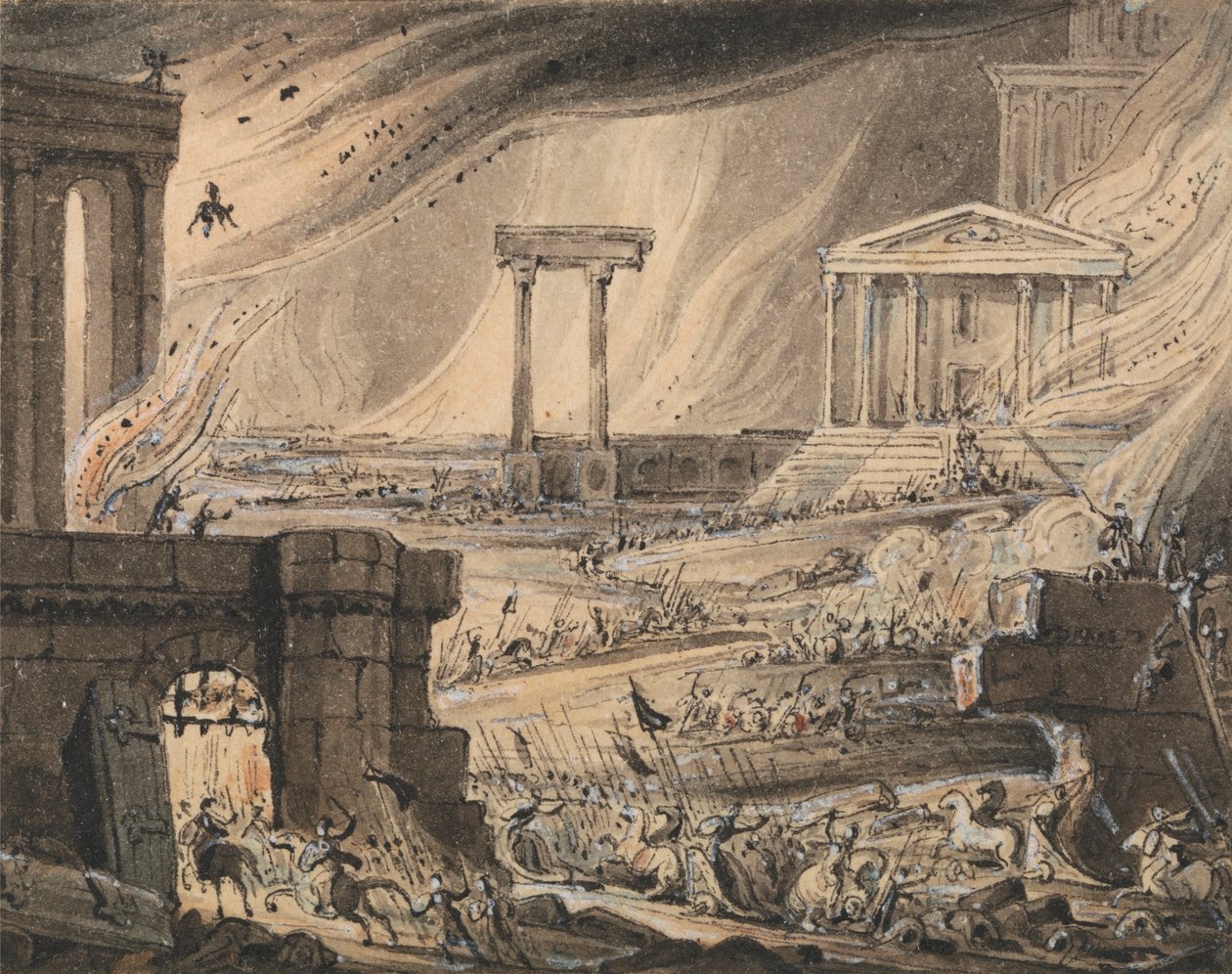 Fall of a City av John Martin