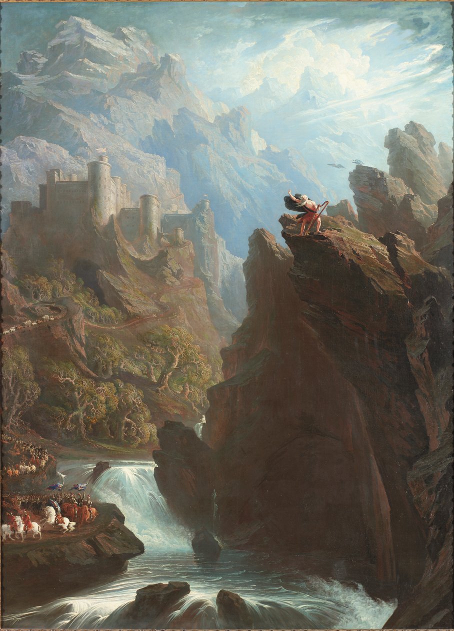 The Bard, ca. 1817 av John Martin