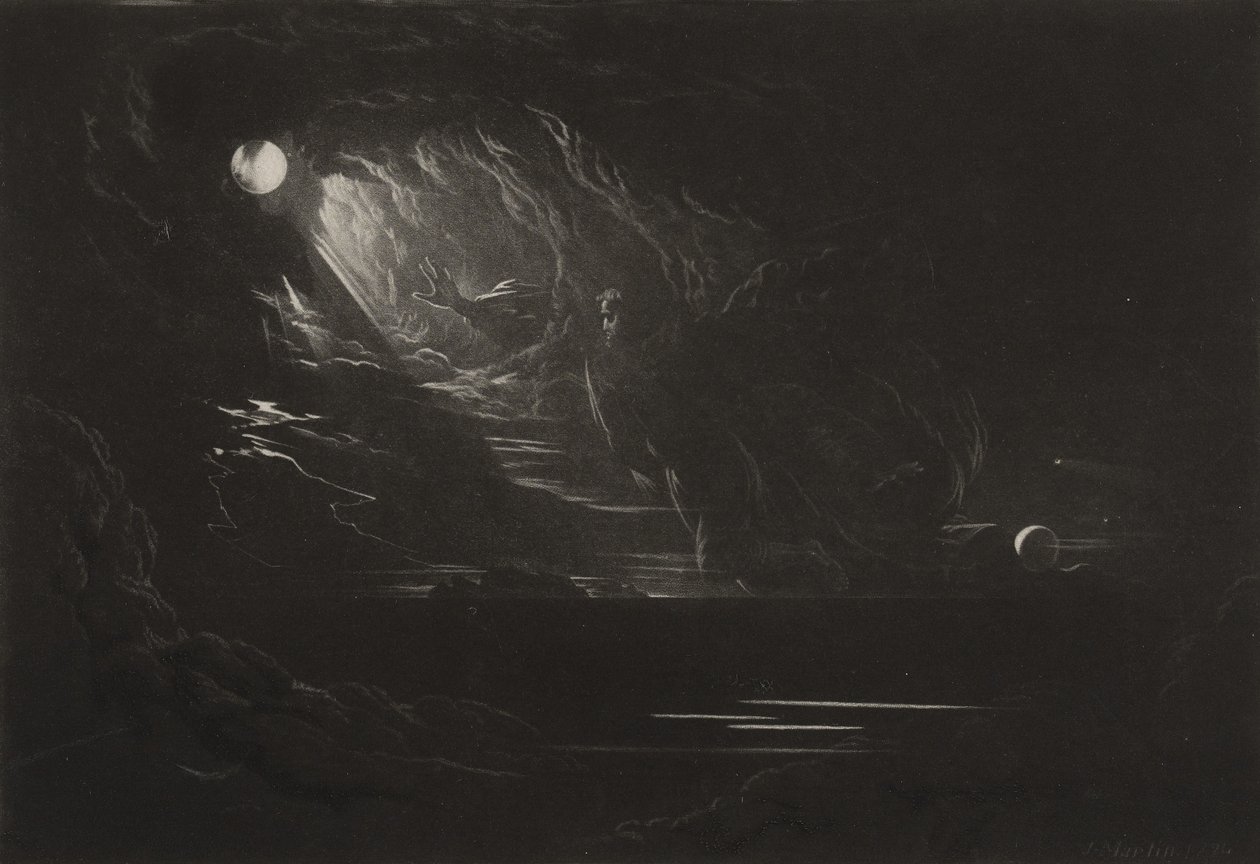 The Creation of Light, ca. 1827 (mezzotint) av John Martin