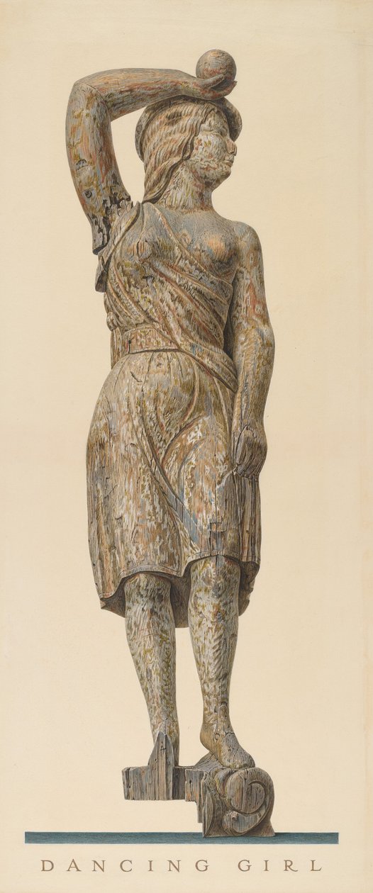 Sirkusvognfigur: "Dancing Girl" av John Matulis