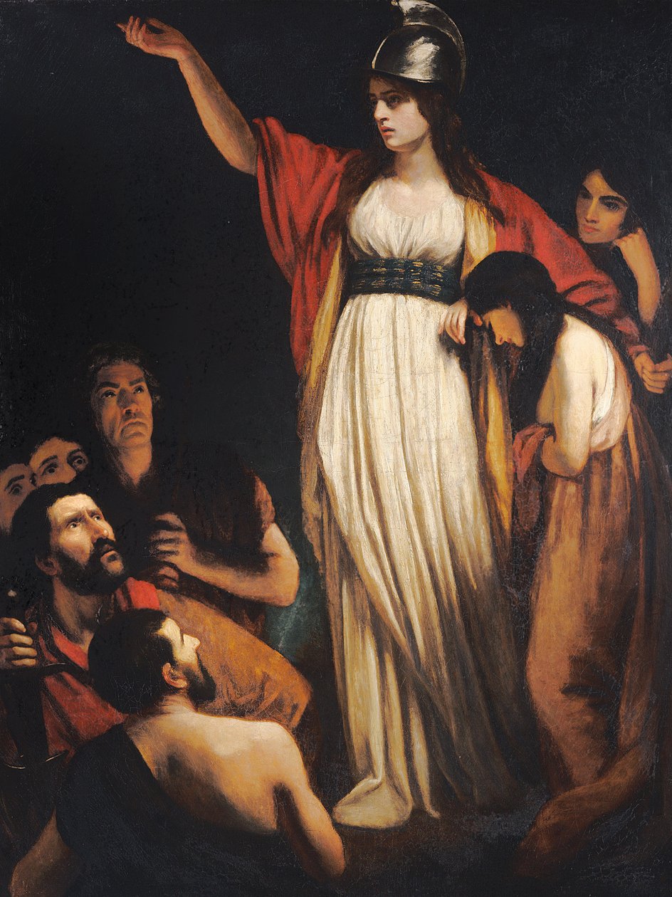 Boadicea harangert britene av John Opie