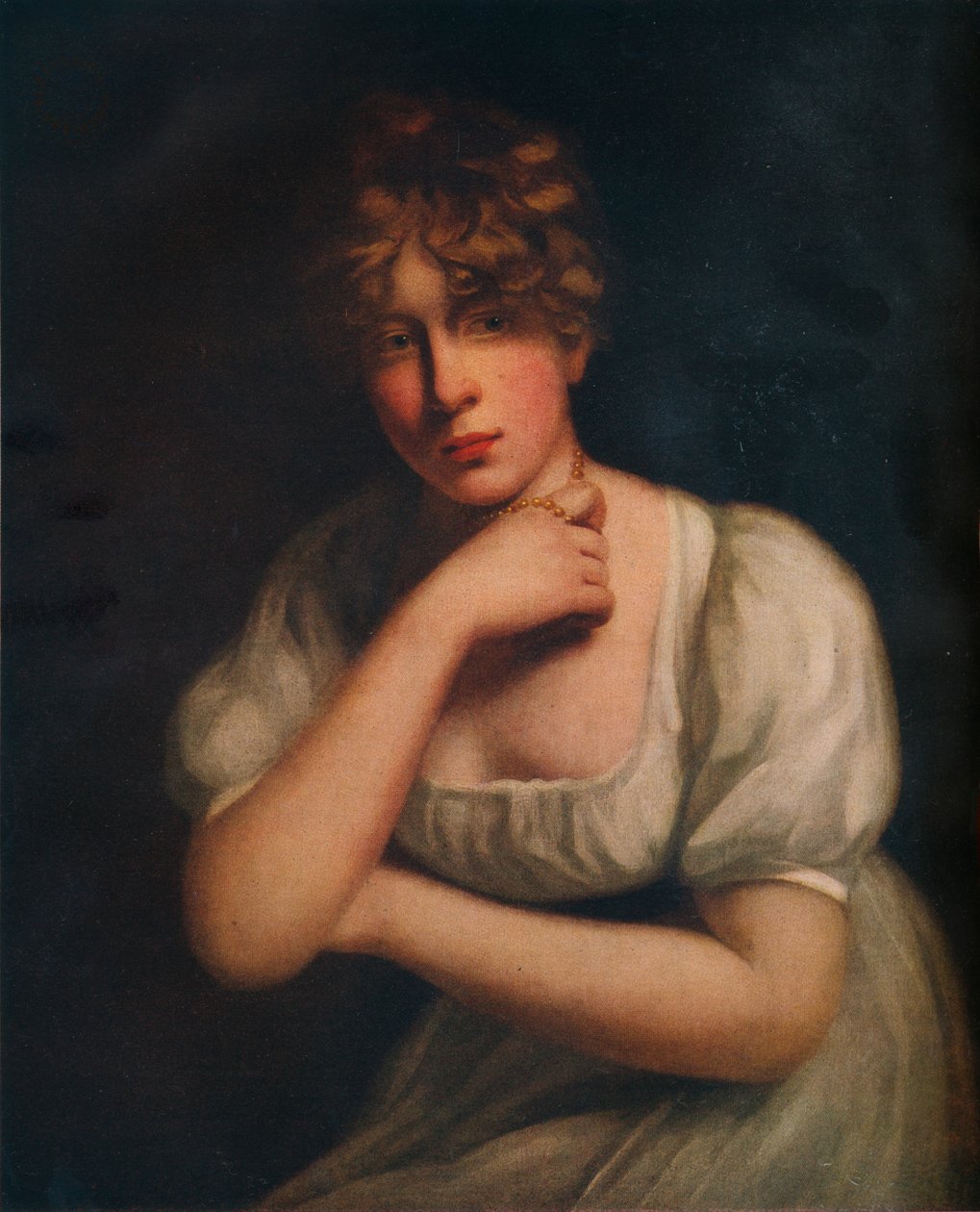 Frøken Holcroft, c1700-tallet, 1916 av John Opie