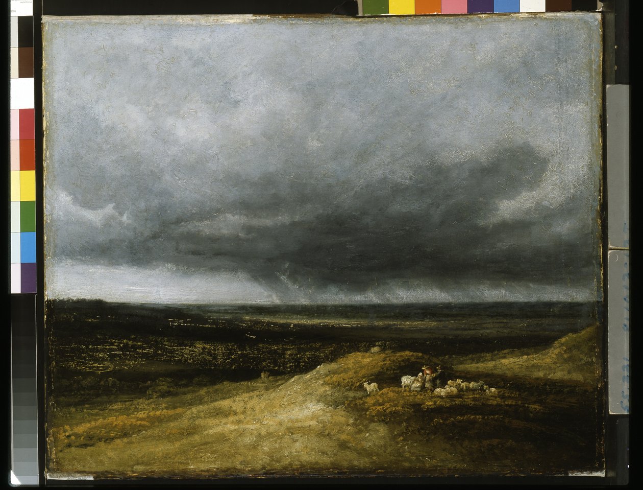 Approaching Storm (olje på lerret) av John Otis Adams