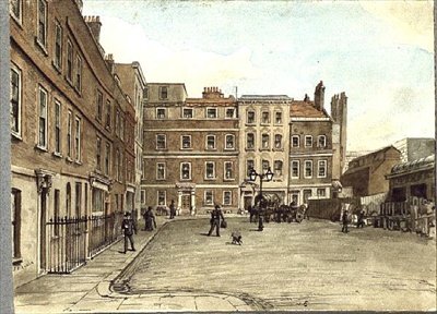 Warwick Square (wc-skisse) av John P. Ernslie