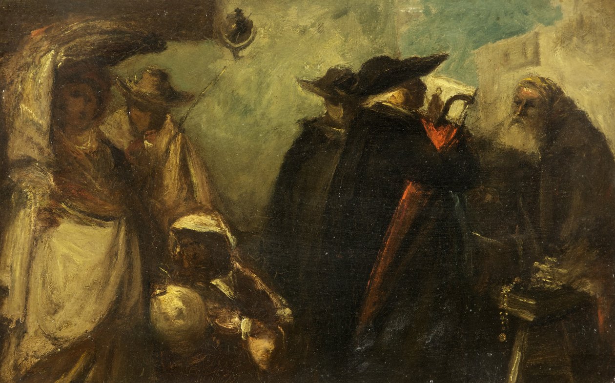 Selge relikvier i Sevilla (olje på panel) av John Phillip