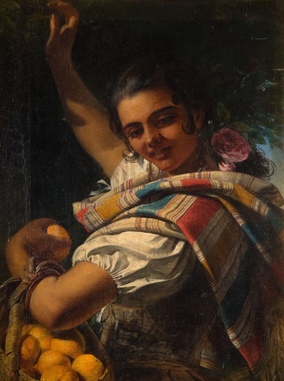 The Orange Girl, 1854. av John Phillip