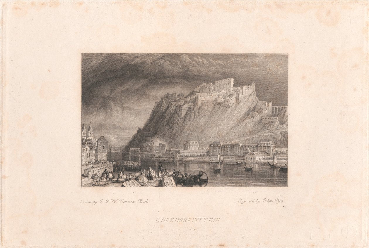Ehrenbreitstein av John Pye