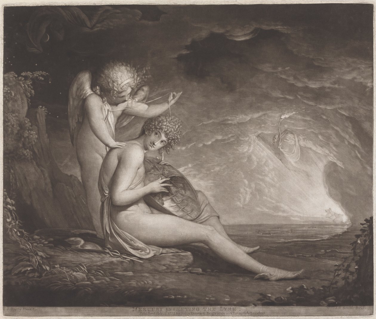 Mercury oppfinner lyren av John Raphael Smith