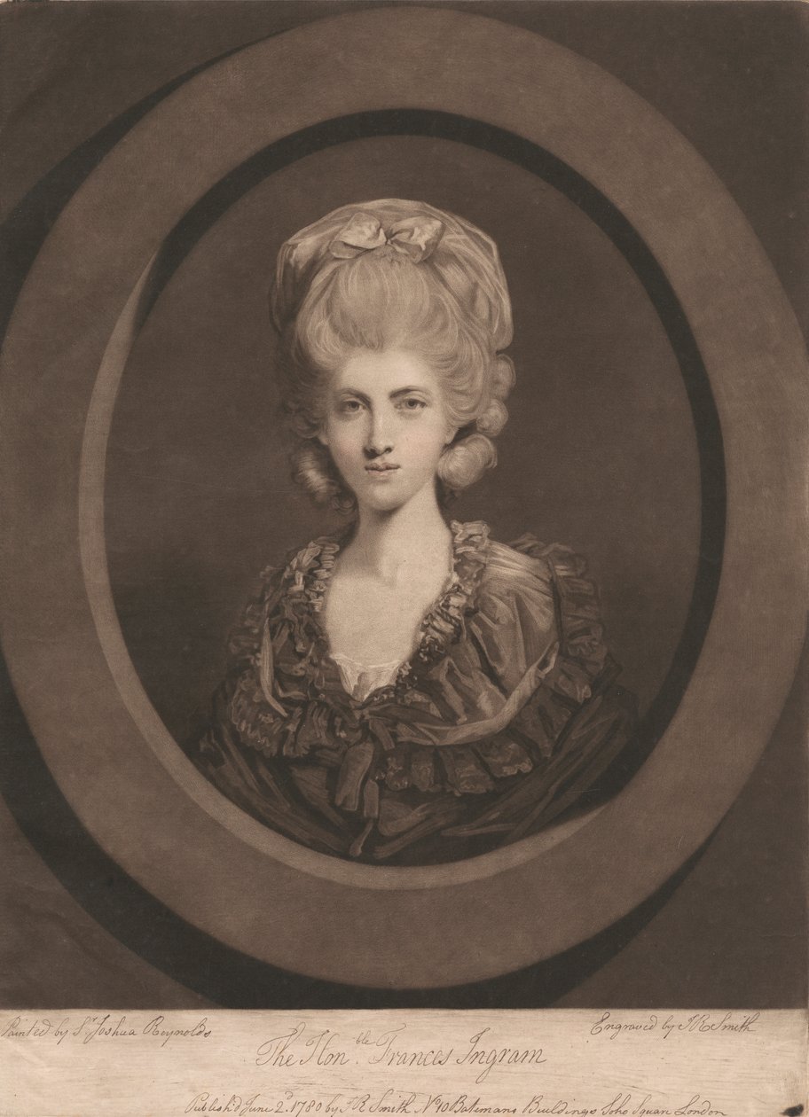 Den ærede Frances Ingram av John Raphael Smith