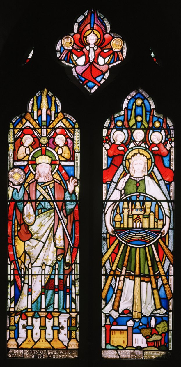 The Apocalyptic Vision, ca. 1862 (farget glass) av John Richard Clayton