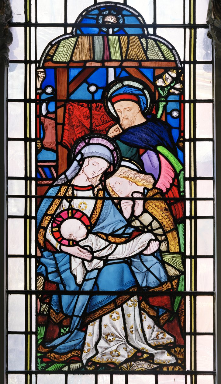 The Nativity, 1859 (farget glass) av John Richard Clayton