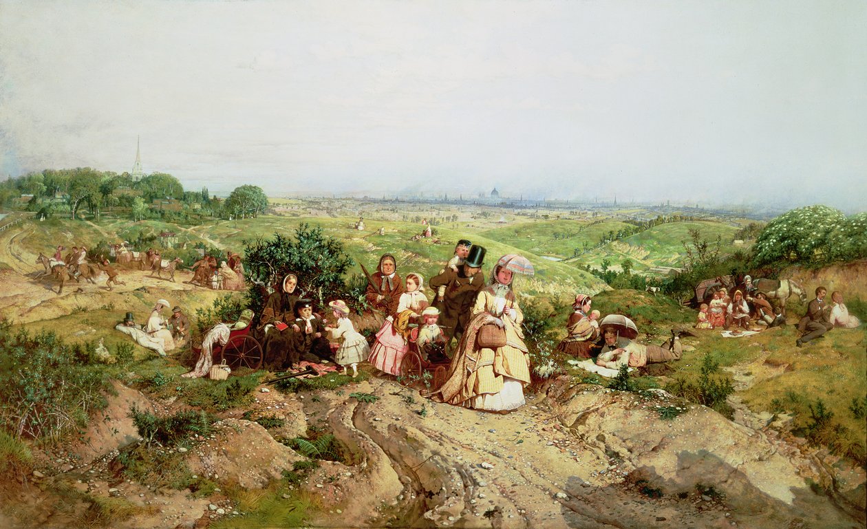 Utsikt over London fra Hampstead Heath av John Ritchie
