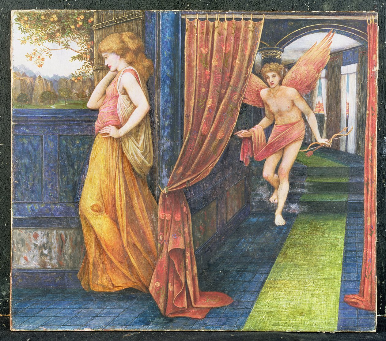 Amor og Psyche av John Roddam Spencer Stanhope