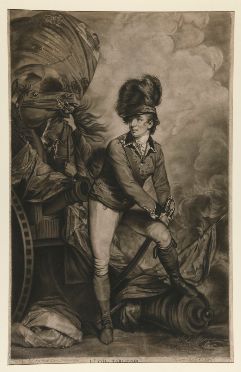 Oberstløytnant Tarleton av John Rubens Smith