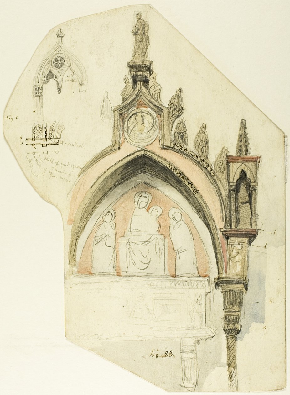 Design for en bue av John Ruskin