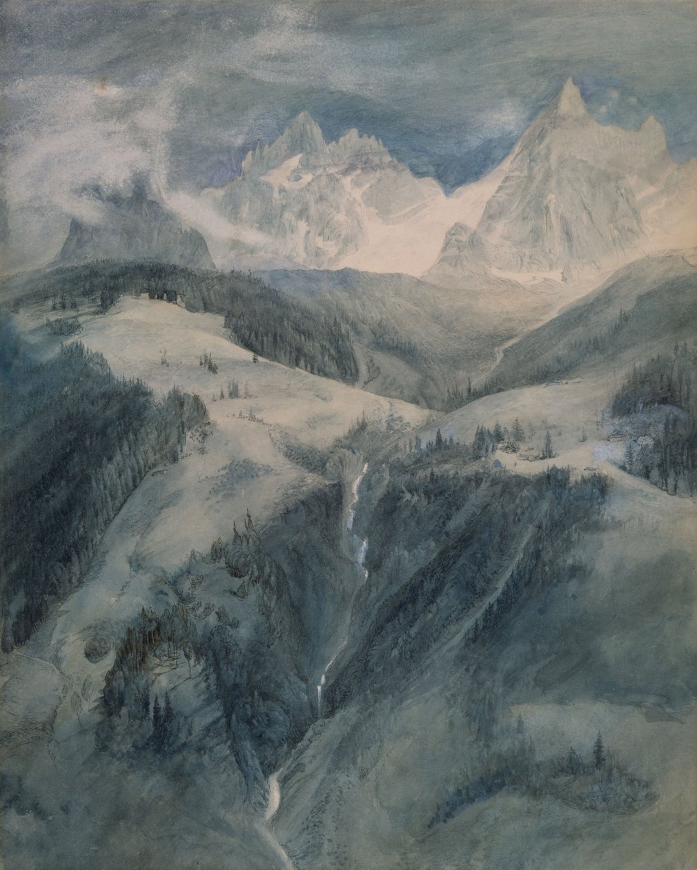 La Cascade de la Folie, Chamonix av John Ruskin