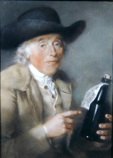 Dr Samuel Villiese fra Worplesdon (pastell) av John Russell