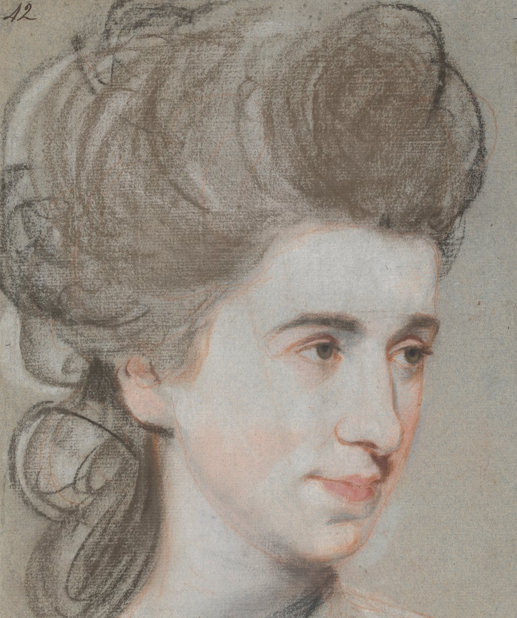 Hodet til en dame av John Russell