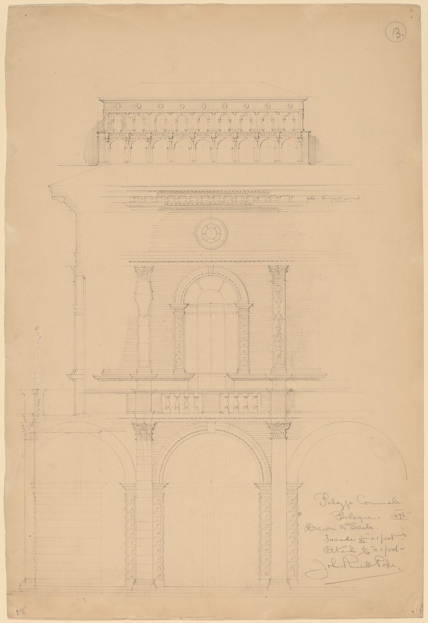 Rådhuset, Bologna av John Russell Pope