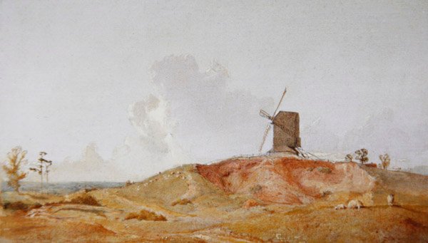 En Sussex Mill, en midtsommer ettermiddag av John Samuel Raven