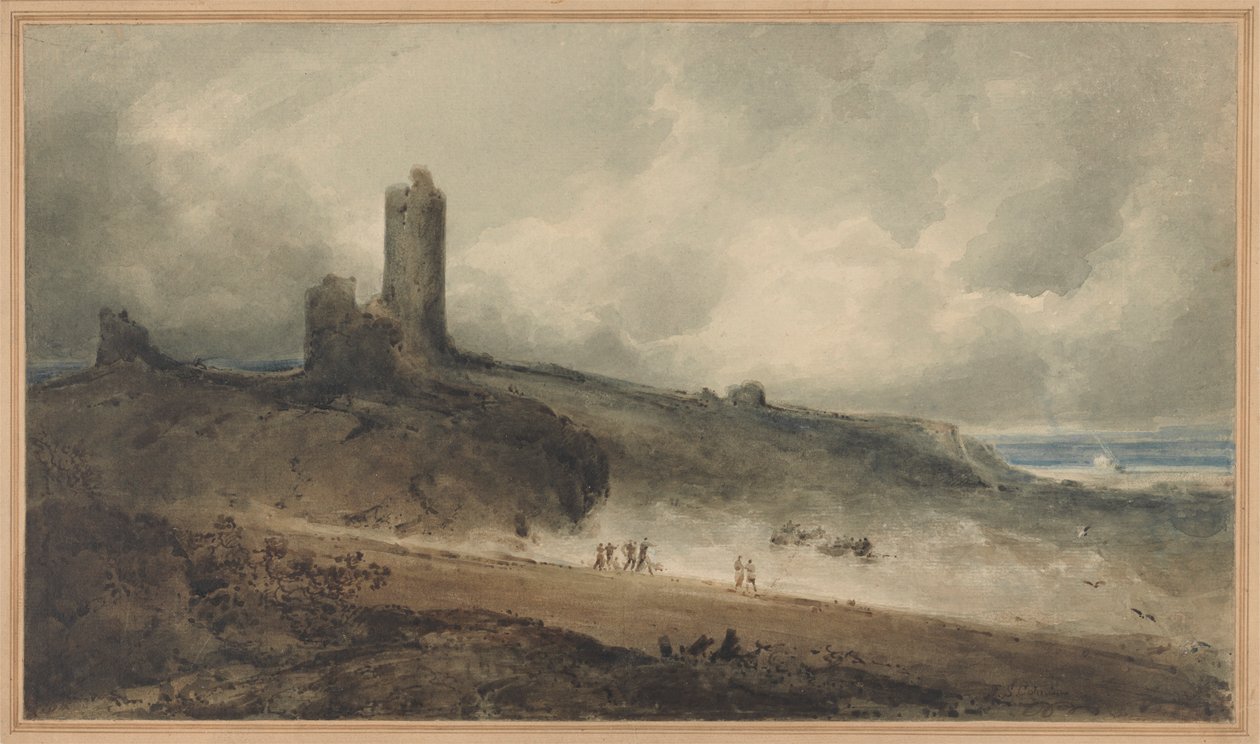 Aberystwyth Castle av John Sell Cotman