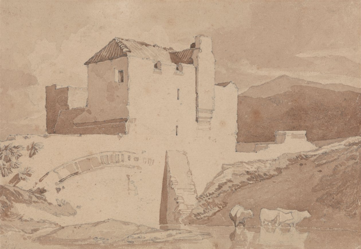En gammel bygning av John Sell Cotman