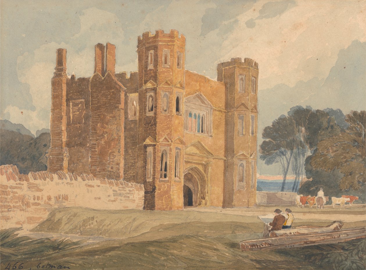 Gate-way, Saint Mary's Wiggenhall, Norfolk av John Sell Cotman