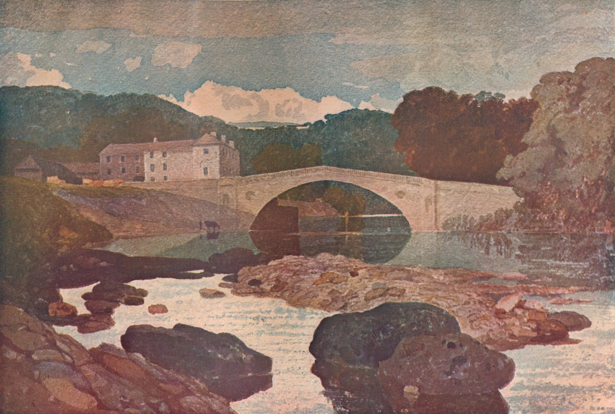 Greta-broen, c1807, 1911 av John Sell Cotman