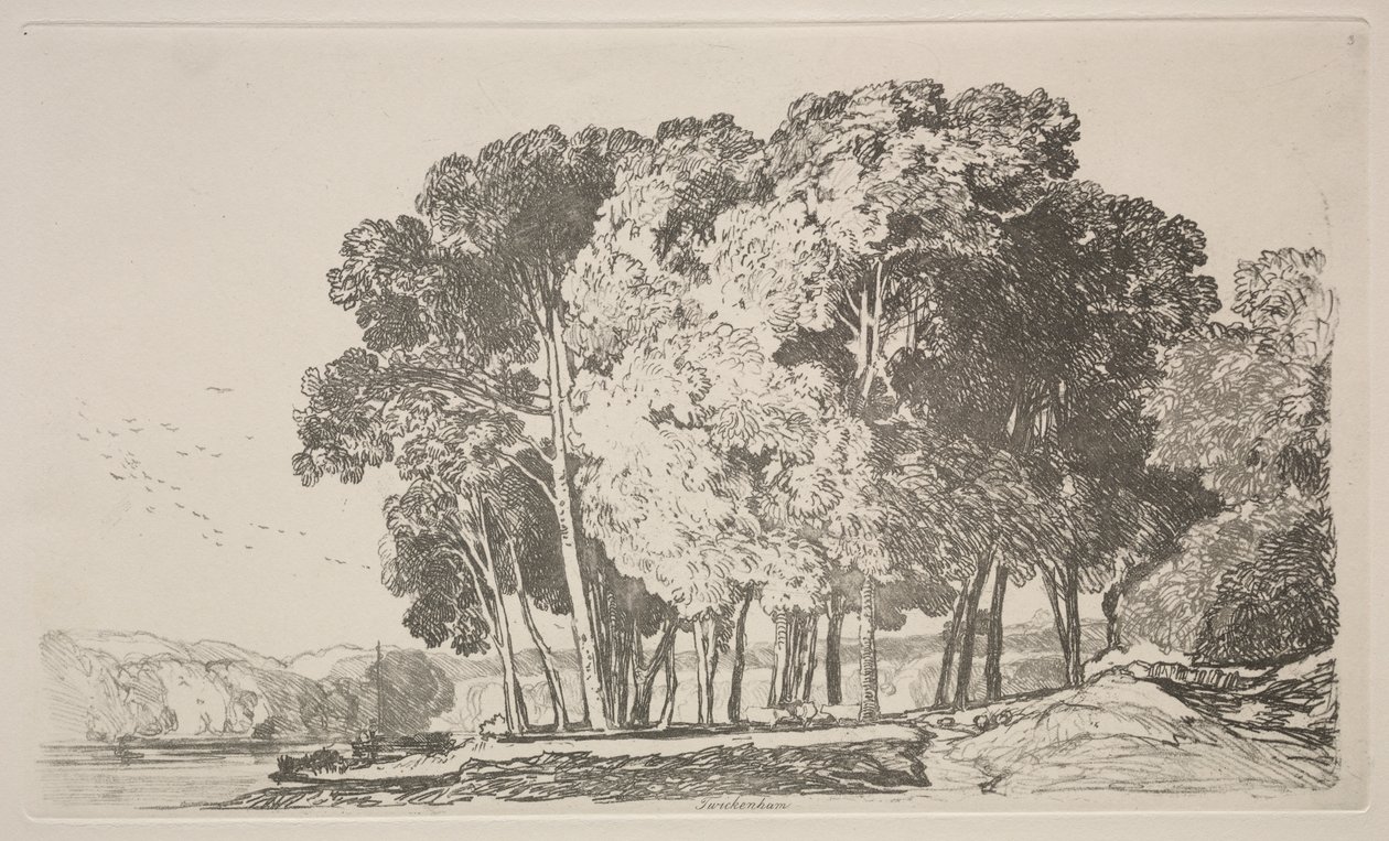Studiebok: Twickenham av John Sell Cotman