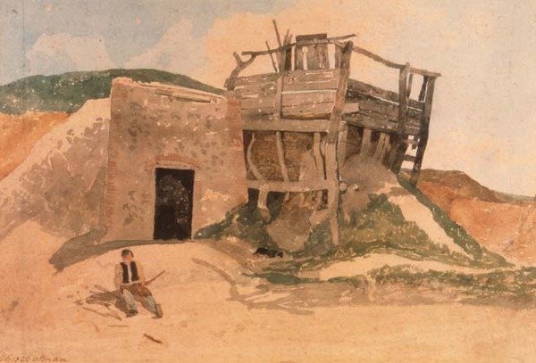 Kalkovn nær Cromer, Norfolk av John Sell Cotman