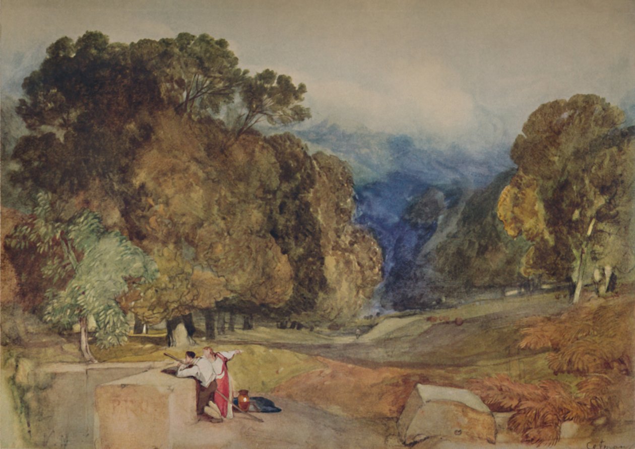 Parkscene, 1923 av John Sell Cotman