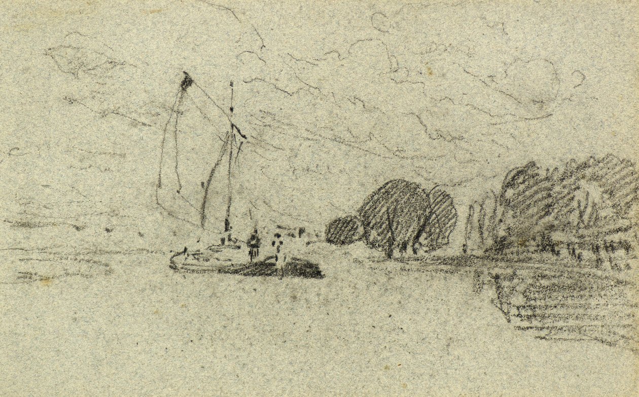 Seillekter (kull) av John Sell Cotman