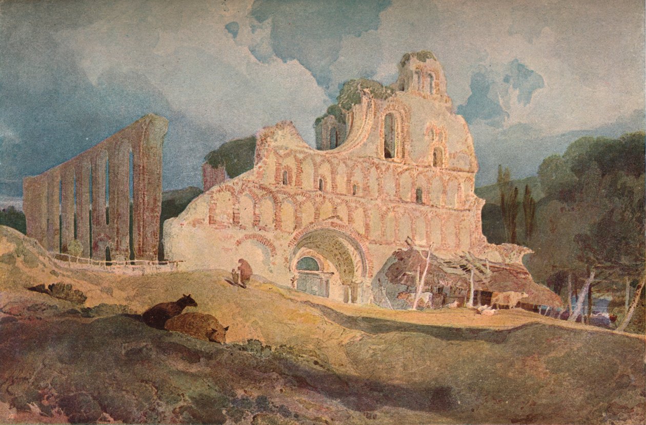 St. Botolphs Priory, Essex, c1806 av John Sell Cotman