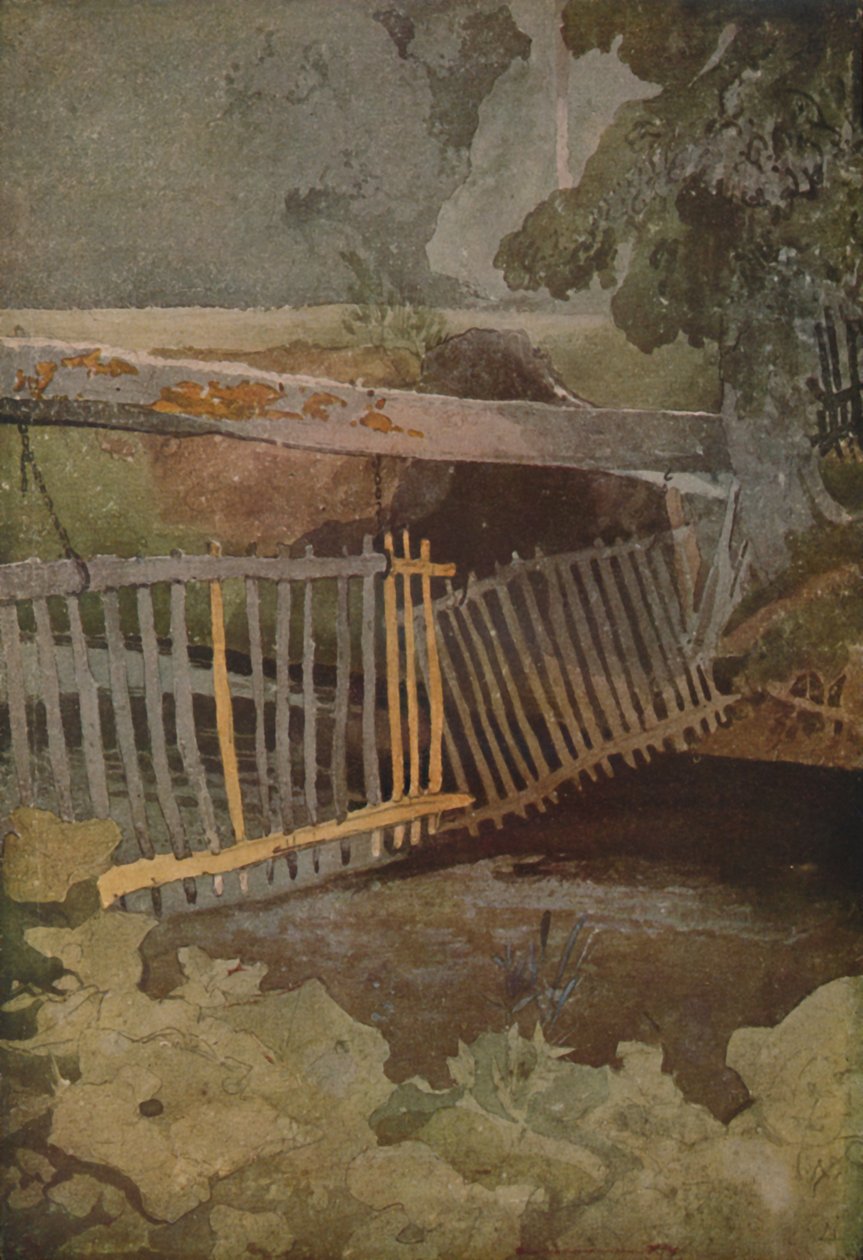 The Drop Gate, Duncombe Park, 1923 av John Sell Cotman