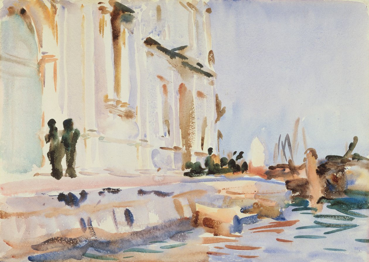 All Ave Maria (wc på papir) av John Singer Sargent