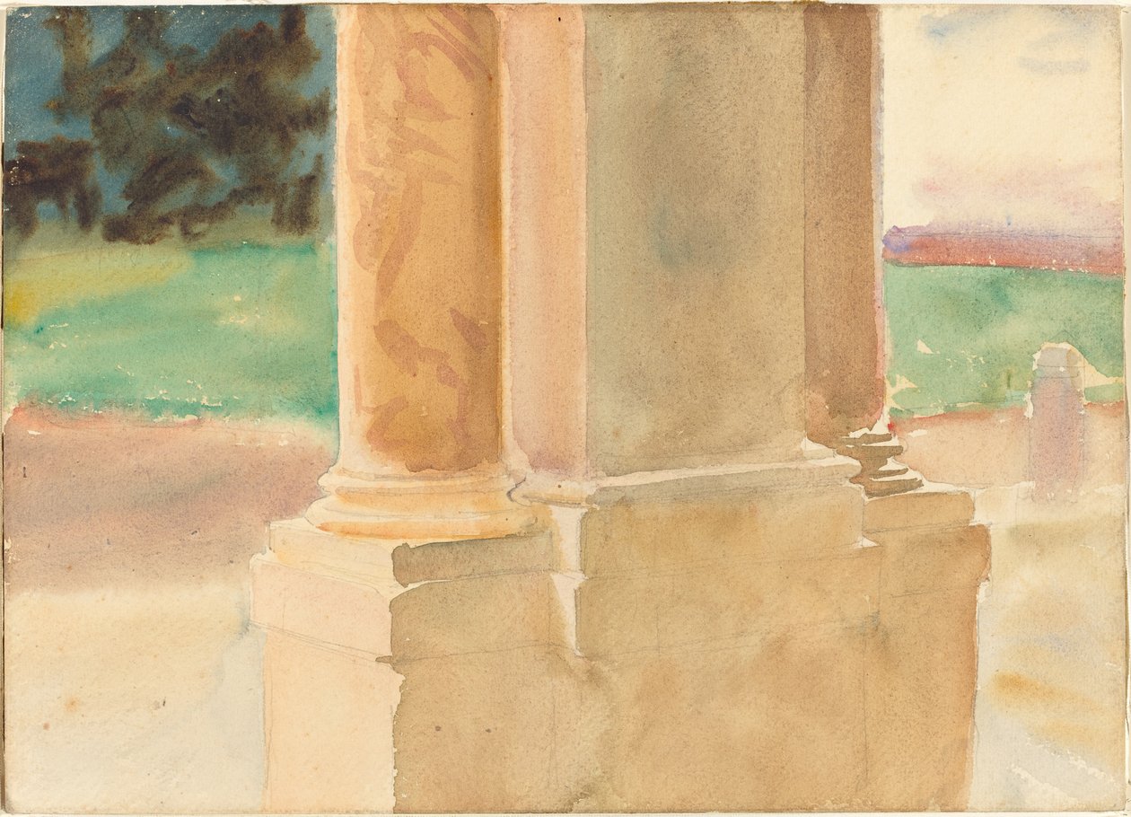 Frascati, arkitektonisk studie av John Singer Sargent
