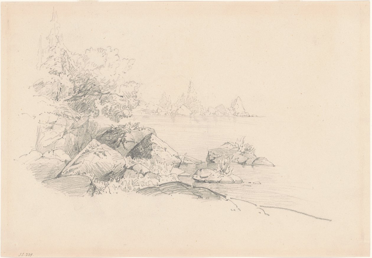 Lake Shore, 1868-1869. av John Singer Sargent