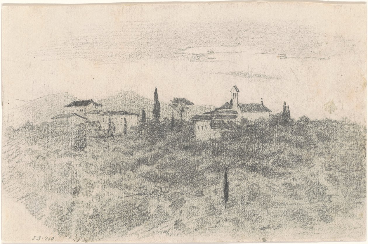 Kloster [recto] av John Singer Sargent