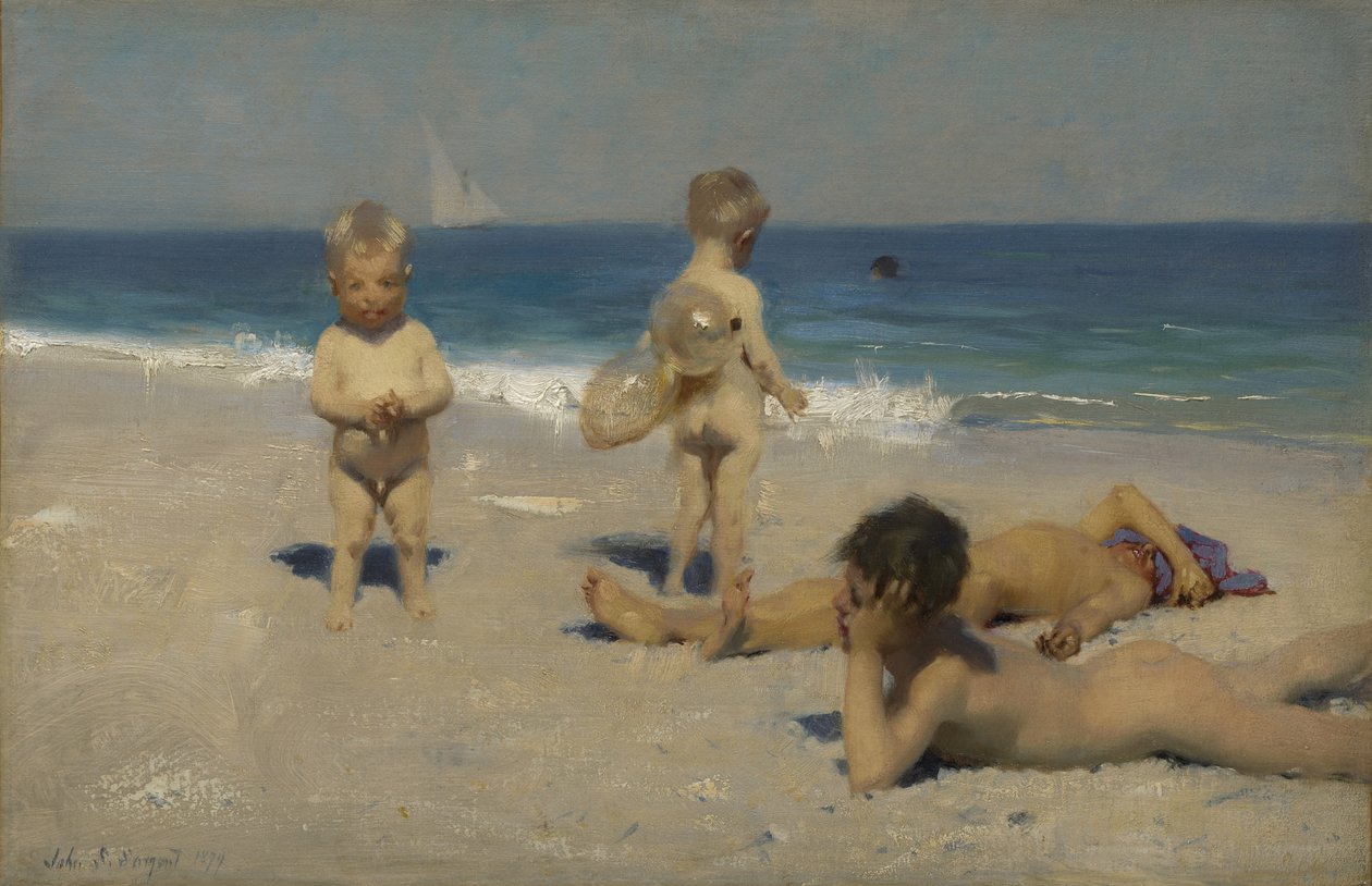 Neopolitanske barnebading, 1879 av John Singer Sargent