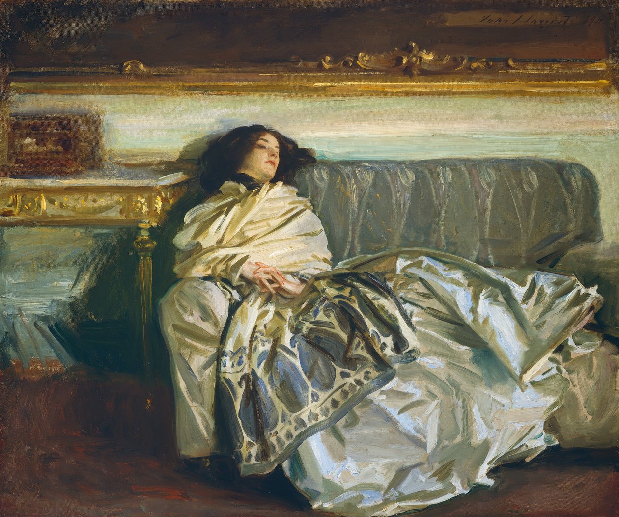 Nonchaloir Repose, 1911. av John Singer Sargent