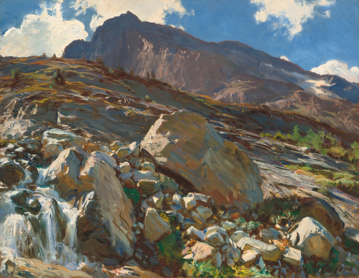 Simplon Pass, 1911. av John Singer Sargent