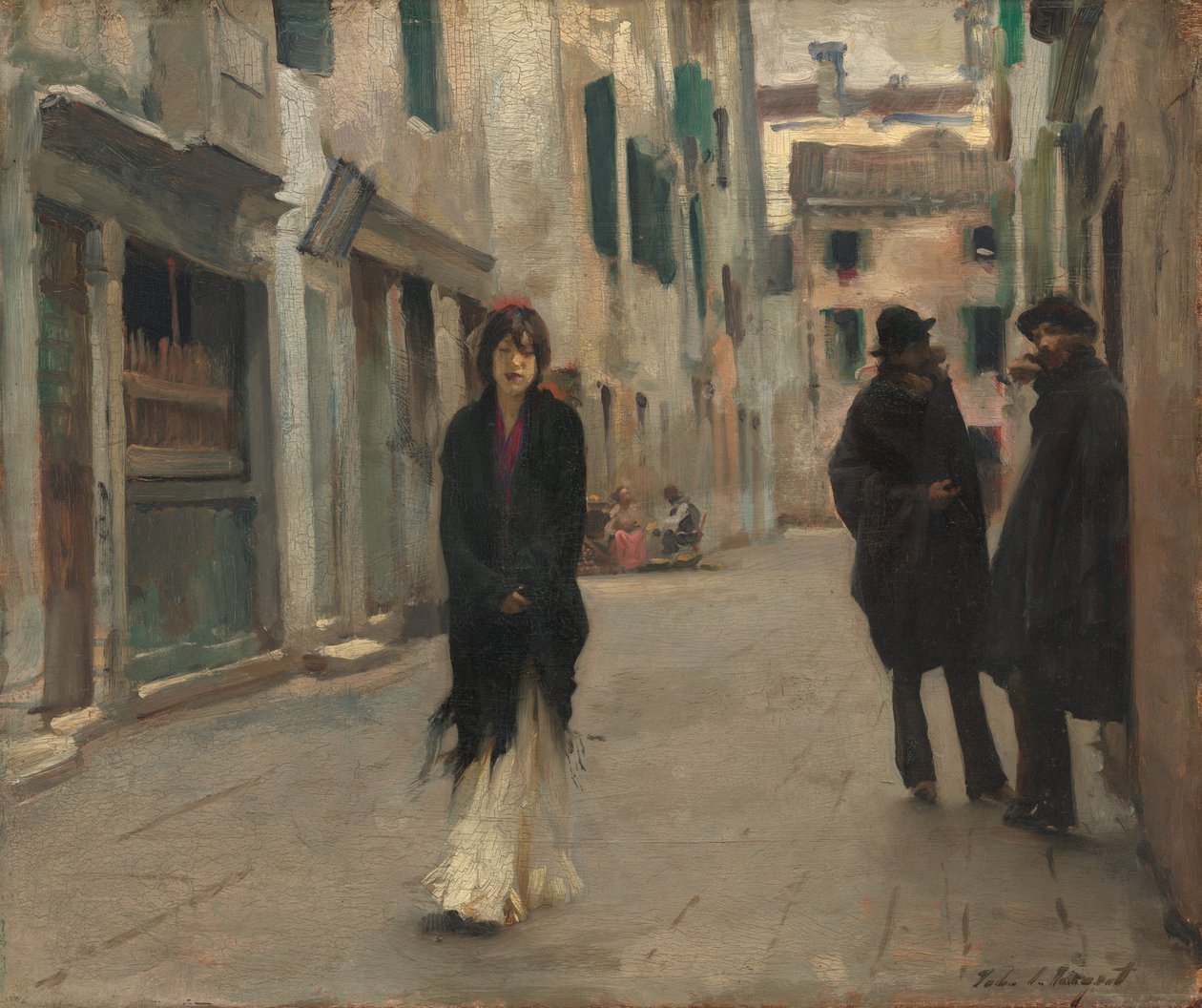Gate i Venezia, 1882. av John Singer Sargent