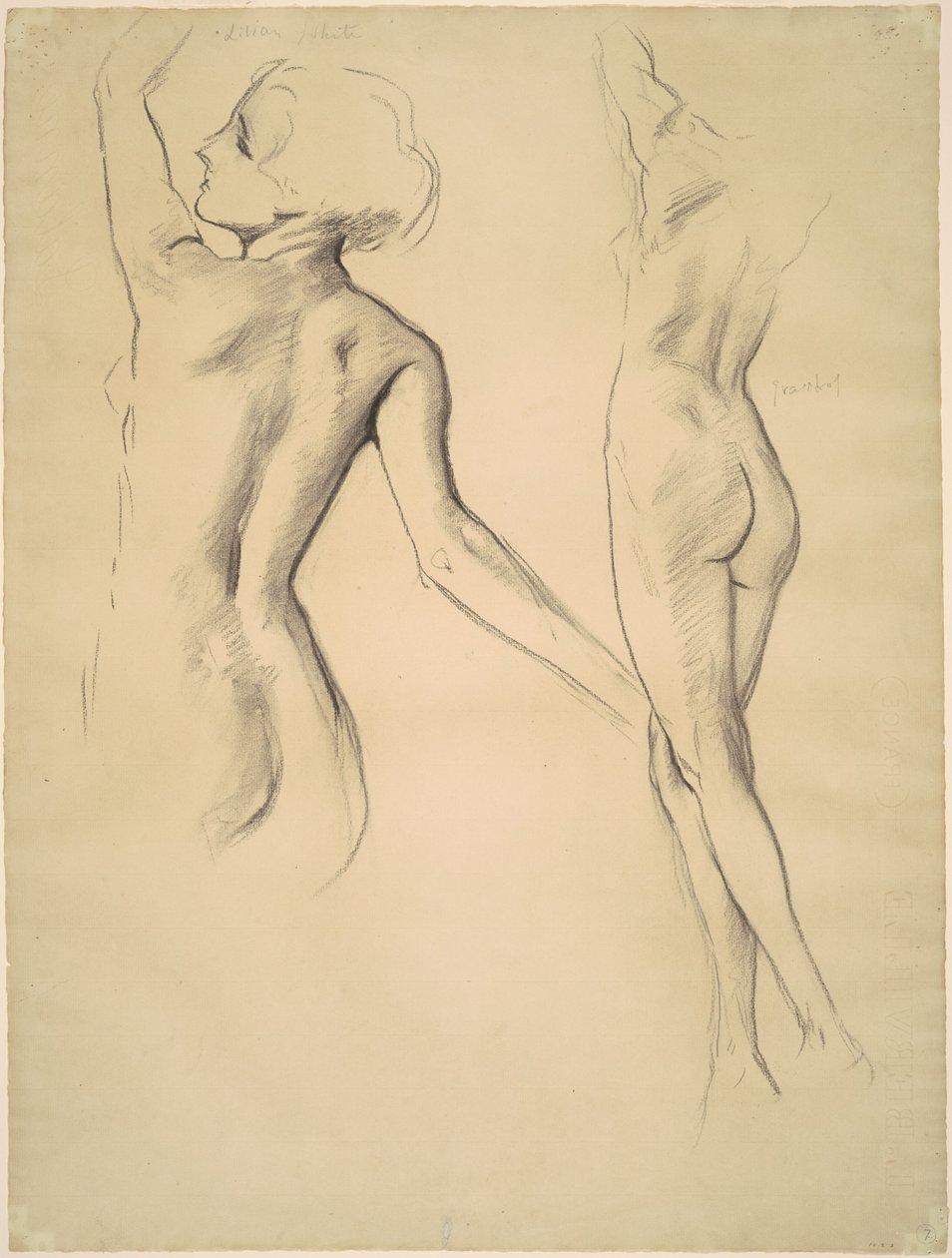 Studier for "Dancing Figures" av John Singer Sargent