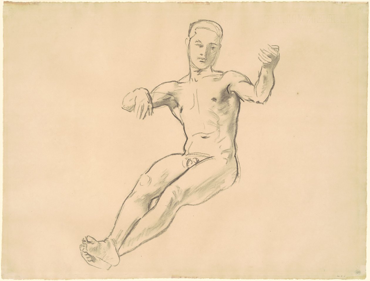 Studie for "Arion" av John Singer Sargent