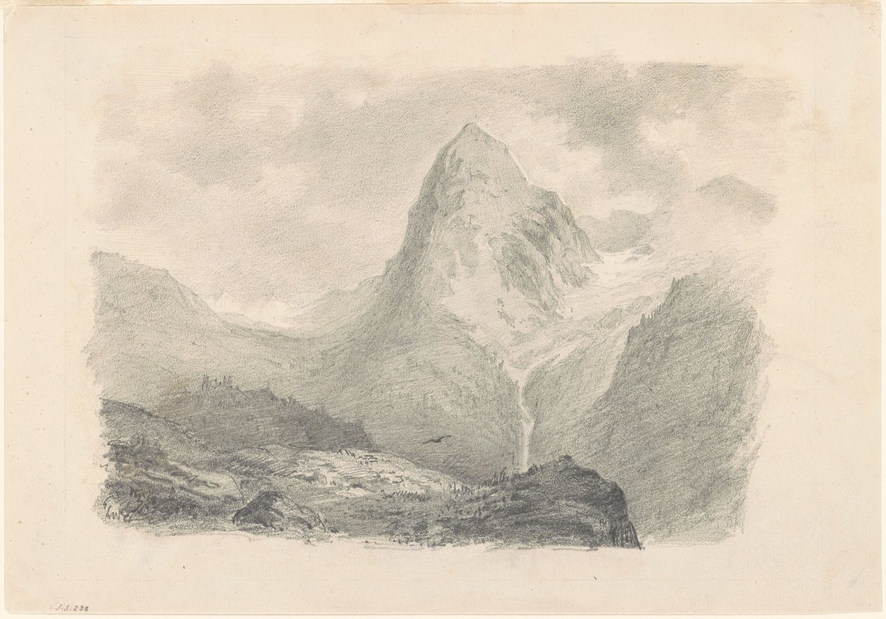 Alpene [recto], 1868-1869. av John Singer Sargent