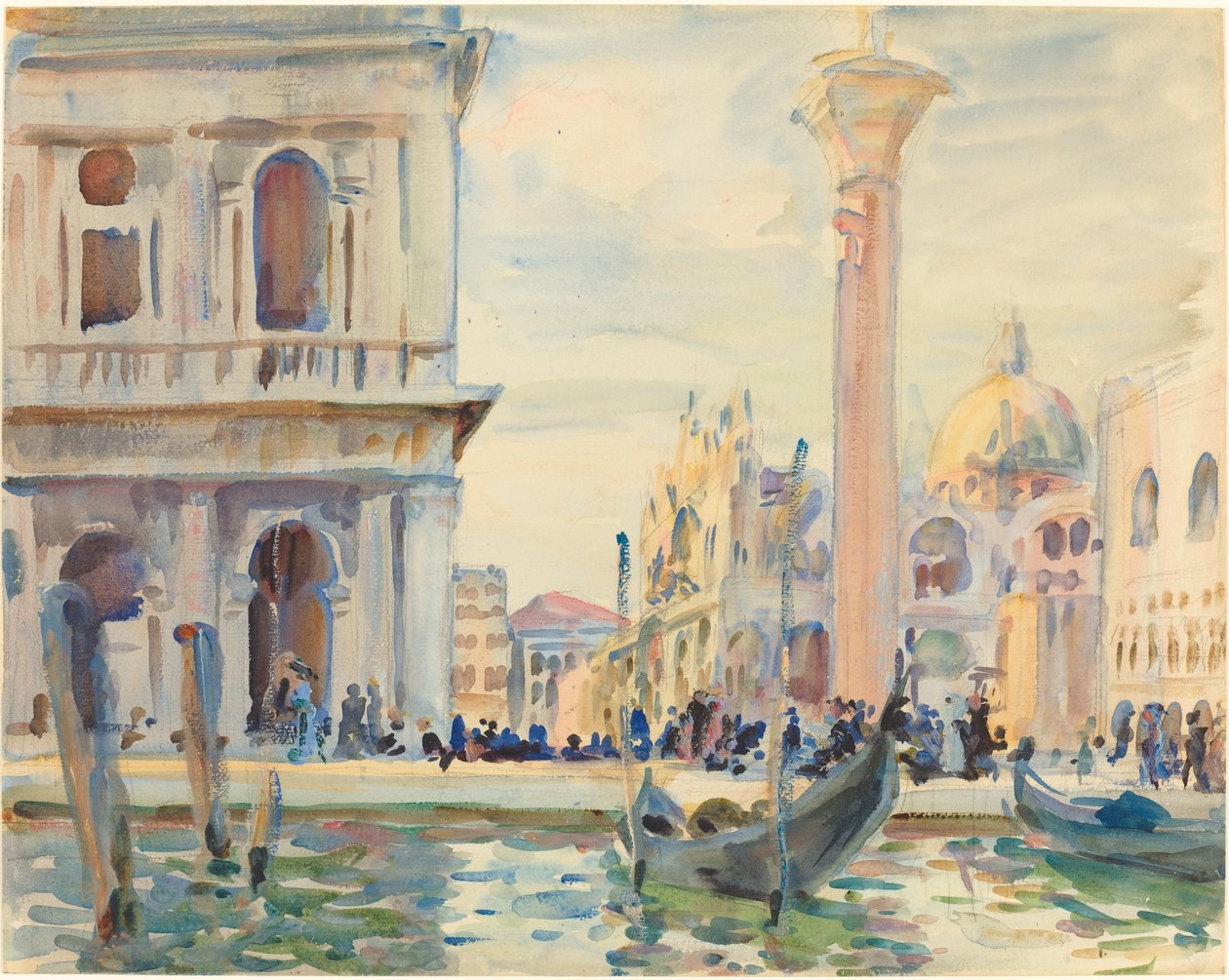 Piazzetta, ca. 1911. av John Singer Sargent